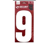 DECK INN ® 2 X Wheelie Bin Numbers 17cm 2/Pk - 9 Wheelie Bin/Dust bin/Dustbin Number Stickers