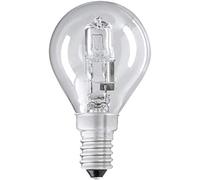 DECK INN 8 x Halogen Energy Saving Light Bulb 42W=55W=60W SES E14 Small Edison Screw Cap Golf Ball 2700K 650LM Warm White [Energy Class D]