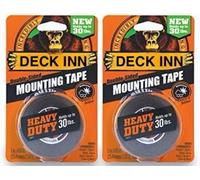 DECK INN ® No More Nail outdoor indoor 2x Gorila Double Sided Mounting Tape up to 15KG Black Heavy Duty Waterproof for Brick Glass Metal Plastics Quick & Easy No Screws Gorilla Permanent pack of 2