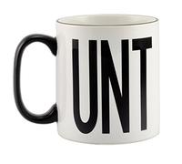 DECK INN Pack of 1 Rude Black RI'm Handle With Slogan I'm a on The Other Side Ceramic Mug, White 11Oz