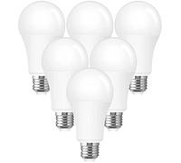 DECK INN Pack of 4 ES E27 LED GLS Light Bulbs,60W Incandescent Bulb Equivalent, 9W, 807lm, Warm White 2700K, A60 ES E27 Edison Screw LED Bulbs [Energy Class