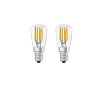 DECK INN Pack of 4 LED Filament 2W SES E14 Pygmy Bulb Equivalent to 20W Incandescent SES E14 Small Edison Screw Warm White 2700K,240 Lumens Non-Dimmable