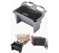 DECK INN ® Paint Jug Kettle with Handle Easy Grip Harris Handheld Handyhold Mini Roller Brush Decorating Pot with up to 2 Litre Capacity Both Paint Varnishes