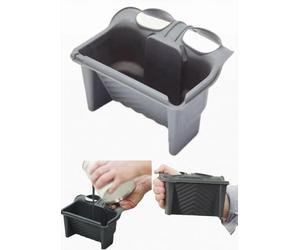DECK INN ® Paint Jug Kettle with Handle Easy Grip Harris Handheld Handyhold Mini Roller Brush Decorating Pot with up to 2 Litre Capacity Both Paint Varnishes