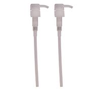 DECK INN Reusable Pump Dispenser Commercial Pump Dispenser 500ml,Ideal for Shampoo, Conditioner, Body Wash, Lotion, Gel, Hand Wash, Sauces,Hand Sanitizer Twin Pack