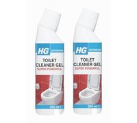 DECK INN ® Toilet HG Hygienic Cleaner Gel 500ml each (Pack of 2) powerful Limescale Remover & Anti-Stain Formula Deep Cleaning Gel for Toilet Bowl, Rim & Seat Fresh Fragrance