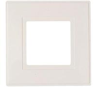 Deck INN White Pack of 2 Single Light Switch Finger Plate Socket - Prevents Finger Marks Around Switch 1 Gang