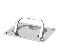 Deck Lift Handle, Stainless Steel Flush Handle Lift Handle Flush Latch with Flush Pull Ring for Cabinets for Furniture for