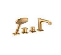 Deck Mounted Bath Tap Axor Citterio E 429x212mm Brushed Gold Optic 36411250