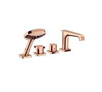 Deck Mounted Bath Tap Axor Citterio E 429x212mm Polished Red Gold 36411300