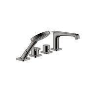 Deck Mounted Bath Tap Axor Citterio E for tiling 429x212mm Polished Black Chrome 36410330