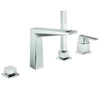 Deck Mounted Bath Tap Grohe Allure Brilliant Private Collection angular, 4 holes Supersteel 29523DC0