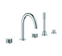 Deck Mounted Bath Tap Grohe Atrio Private Collection 5 holes Chrome 25226000
