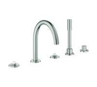 Deck Mounted Bath Tap Grohe Atrio Private Collection 5 holes Supersteel 25224DC0