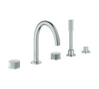 Deck Mounted Bath Tap Grohe Atrio Private Collection 5 holes Supersteel 25226DC0