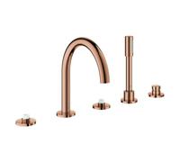 Deck Mounted Bath Tap Grohe Atrio Private Collection 5 holes Warm Sunset 25224DA0