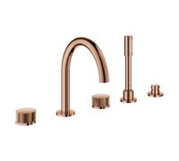 Deck Mounted Bath Tap Grohe Atrio Private Collection 5 holes Warm Sunset 25226DA0