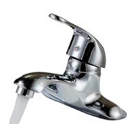 Deck Mounted Two Hole Bathroom Basin Mixer, Faucet Water, tap with 2 pcs Hose Pipe YT-5038