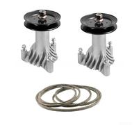 Deck Rebuild Kit Compatible with LTX1000, Contains Spindle 532130794, Pulley 153535, Belt 21547082 for Repair