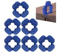 Deck Spacers | 6-Piece Hardwood Deck Spacing 4 Thickness, Precision Board Gap Alignment Gear Ideal For Farm Garage Park Lawn Balcony Basement Toolhouse Garden