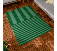 Deck Stripe Printed Indoor/Outdoor Rug Furn Green 120cm x 170cm