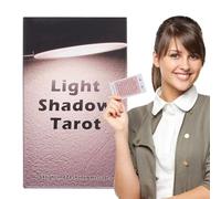 Deck Tarot Cards, Divination Board Game, 78 Cards Oracle Tool with Premium Build, 3.93x3.93 Spiritual with Smart Design, Smooth Fortune Reading Aid, Companion Entertainment B