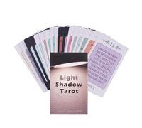 Deck Tarot Cards, Divination Board Game, 78 Cards Oracle Tool with Premium Build, 3.93x3.93 Spiritual with Smart Design, Smooth Fortune Reading Aid, Companion Entertainment B