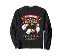 Deck The Halls And Do Some Burpees Gym Christmas Snowman Sweatshirt