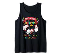 Deck The Halls And Do Some Burpees Gym Christmas Snowman Tank Top