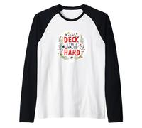 Deck The Halls Hard Stamp Raglan Baseball Tee