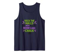 Deck The Halls with Lessons and Laughter Tank Top