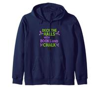 Deck the Halls with Lessons and Laughter Zip Hoodie