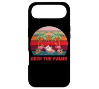Deck the Palms - Christmas in July Santa Drinking a Cocktail Case for iPhone Air