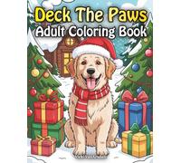 Deck the Paws Adult Coloring Book