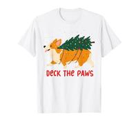 Deck The Paws Christmas Corgi Secret Santa T-Shirt