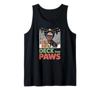 Deck The Paws Christmas Dog Holiday Xmas Pet Lover Tank Top