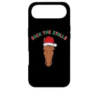 Deck The Stalls Funny Christmas Horse Stables Jumping Riding Case for iPhone Air