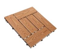 Deck Tile Floor Tile Interlocking Wood Plastic Composite for Outdoor Garden