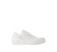 Deck Trainers - Alexander McQueen - Calfskin - White - female - Alexander McQueen - Sneakers - White - 5 UK - Shoes 5 UK
