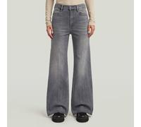 Deck Ultra High Wide Leg Jeans - Grey - Women 28-28