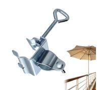 Deck Umbrella Mount Adjustable Heavy Duty Rustproof with Hook