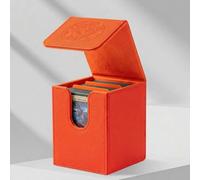 DeckDwell Card Deck Box for MTG, TCG, Fits 100+ Sleeved Cards, Orange