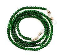 Decker Bead Women’s eyeglass chain eyewear retainer Reading glass Necklace Lanyard, Green, 30.7 inch (78 cm)