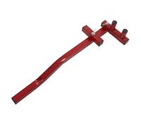 Decking Straightening Tool - Multi Angle Alloy Steel Deck Board Bender with Red Coated Surface for Laying Decks and Wooden Floors on Ships
