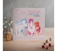 Deckled Edge from Our Family to Yours Christmas Card -