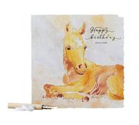 Deckled Edge Little Star Birthday Card Deckled Edge Multicolor