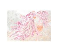 Deckled Edge Watercolour Art Prints - A4 - Sunset Mare