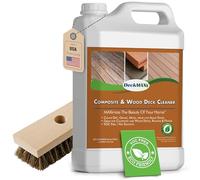 DeckMax Premium Deck Cleaner Kit | Deck Cleaner and Mildew Remover | Cleans up to 1,500 Sq. Ft. | Safe for Trex, Timbertech & Wood Decking | Powerful & Eco-Friendly Deck's Cleaning Solution