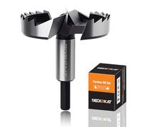 DECKRKAT 3-1/8" Forstner Drill Bits - Smooth Flat Bottom Drill Bits for Wood, Hard & Soft Wood Drilling, Hex Shank Fits Drills/Drill Presses.