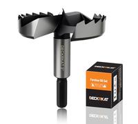 DECKRKAT 3" Forstner Drill Bits - Smooth Flat Bottom Drill Bits for Wood, Hard & Soft Wood Drilling, Hex Shank Fits Drills/Drill Presses.